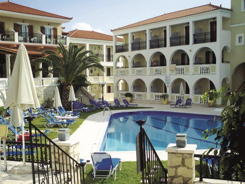 Hotel Pallas Laganas Exteriör bild